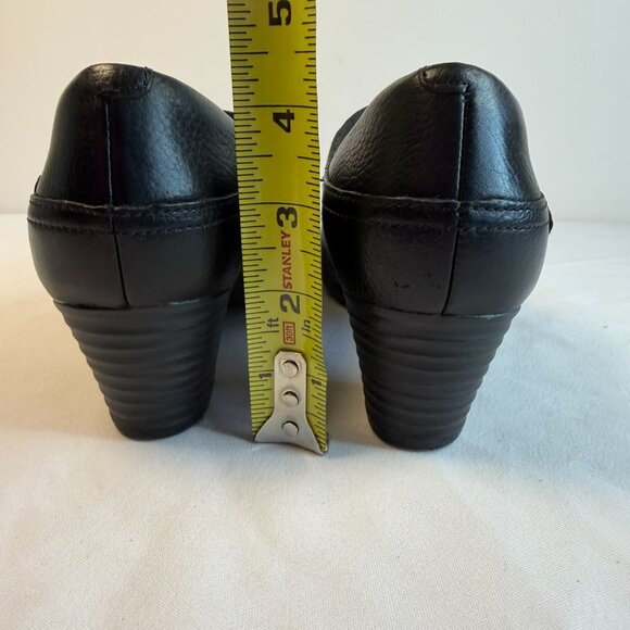 Clarks Emslie Lulin Women’s Size 6.5 Black Leather Mary Jane Comfort Pump Work - Picture 9 of 13